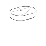 Pesuallas Geberit Variform Keratect 600x450x158 mm - KarelianStore