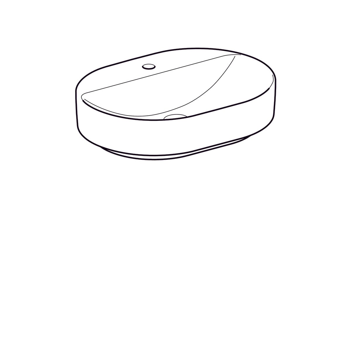 Pesuallas Geberit Variform Keratect 600x450x158 mm Ilman ylivuotoa - KarelianStore