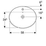 Pesuallas Geberit Variform Keratect 600x480x178 mm - KarelianStore
