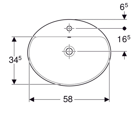 Pesuallas Geberit Variform Keratect 600x480x178 mm - KarelianStore
