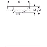 Pesuallas Geberit Variform Keratect 600x480x178 mm - KarelianStore