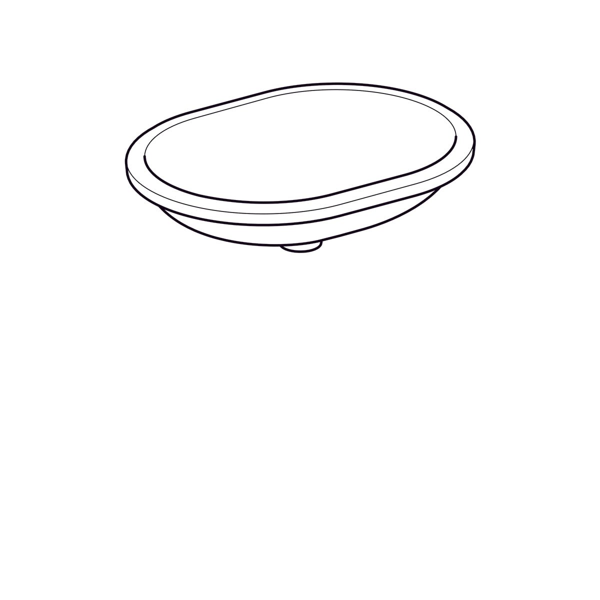 Pesuallas Geberit Variform Keratect 625x490x180 mm Tason Alle Ilman Ylivuotoa - KarelianStore