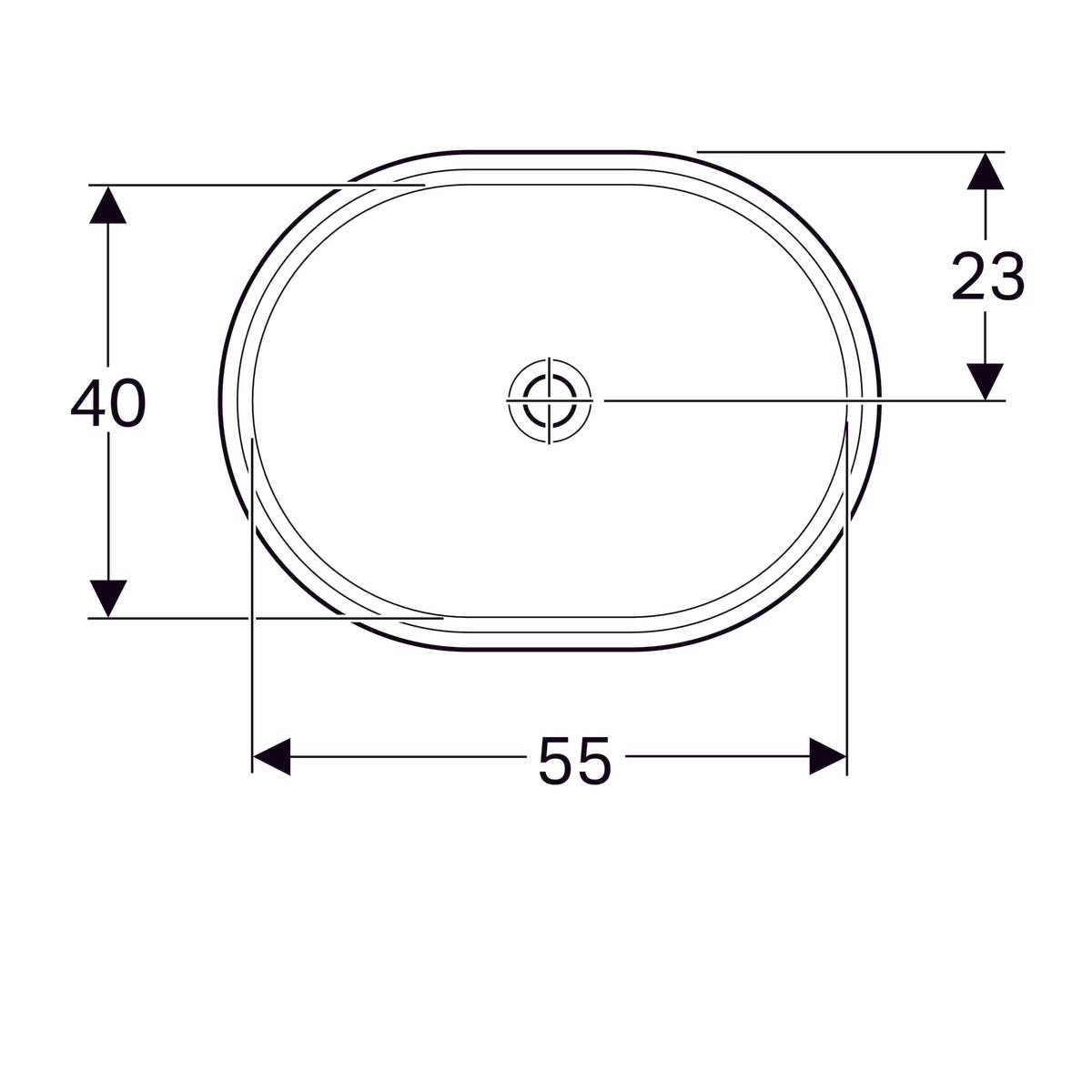 Pesuallas Geberit Variform Keratect 625x490x180 mm Tason Alle Ilman Ylivuotoa - KarelianStore