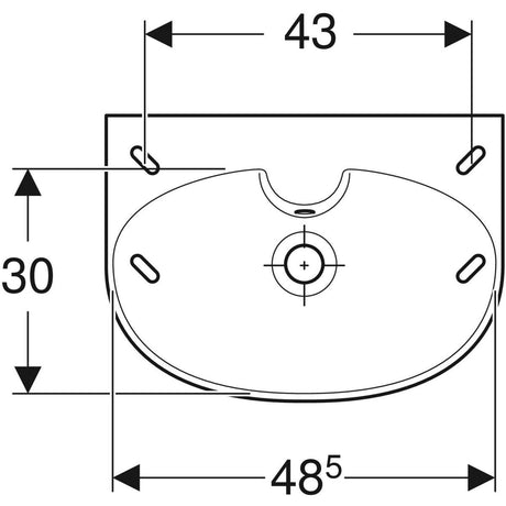 Pesuallas Ido Glow 500x360x170 mm Ilman hanareikää - KarelianStore
