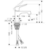 Pesuallashana Hansgrohe Axor Cittterio M 34016000 - KarelianStore