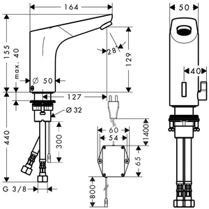 Pesuallashana Hansgrohe Focus 31173000 230V - KarelianStore