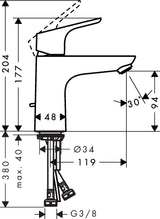 Pesuallashana Hansgrohe Focus 31607000 - KarelianStore