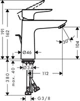 Pesuallashana Hansgrohe Talis E110 VPV 71786000 - KarelianStore