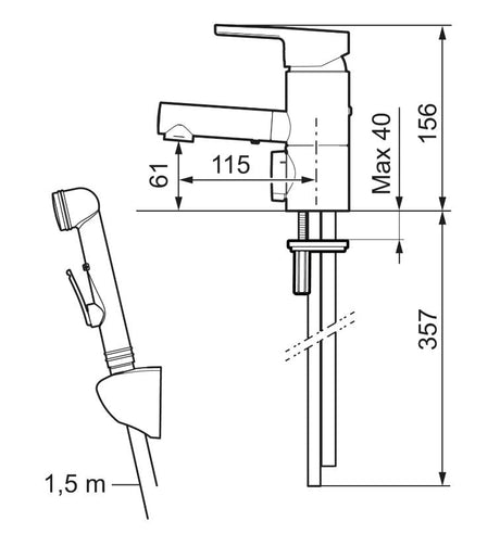 Pesuallashana Mora MMIX II Bideesuihkulla PKV 333087 - KarelianStore