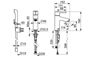 Pesuallashana Oras 2606AF Optima XL Bide - KarelianStore