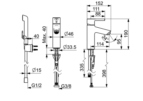 Pesuallashana Oras 2606AF Optima XL Bide - KarelianStore