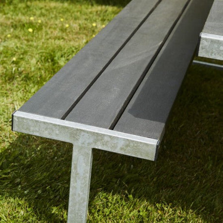 Picnic - pöytäsetti "NJORD", antrasiitti non - wood ja galvanoitu runko - KarelianStore