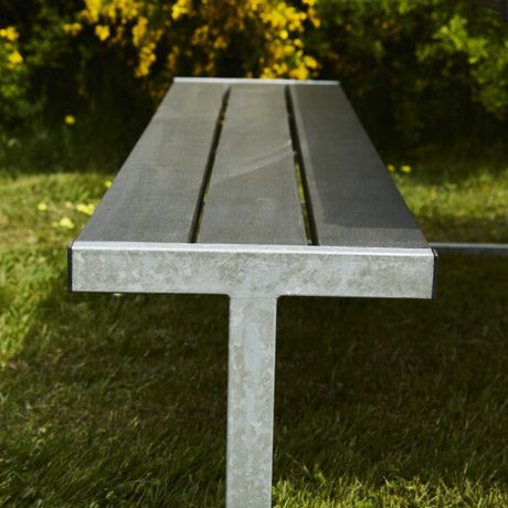 Picnic - pöytäsetti "NJORD", antrasiitti non - wood ja galvanoitu runko - KarelianStore