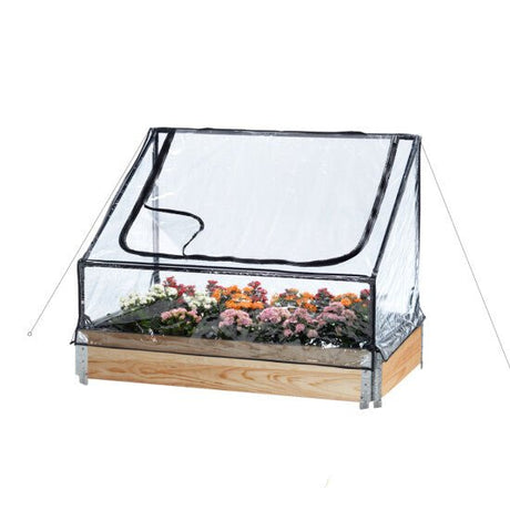 Pienoiskasvihuone kasvilavalle, 115 x 76 x 40/70 cm HORTUS - KarelianStore