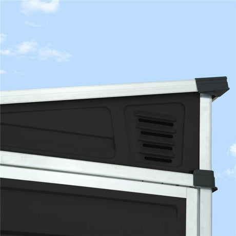 Pihavaja SKYLIGHT PENT 2,1 m2 keskiyön harmaa Palram - Canopia - KarelianStore