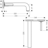 Piiloasennushanan Pintaosa Hansgrohe Axor Citterio 39115000 - KarelianStore