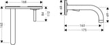 Piiloasennushanan Pintaosa Hansgrohe Axor UNO2 38112000 - KarelianStore