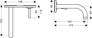 Piiloasennushanan Pintaosa Hansgrohe Axor UNO2 38112000 - KarelianStore