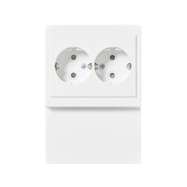 Pistorasia ABB Impressivo 2 - osainen 16A IP21 PPJ HL Lista Mattavalkoinen - KarelianStore