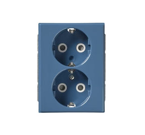 Pistorasia ABB Impressivo 2-osainen 16A IP21 UKJ HL Sininen - KarelianStore