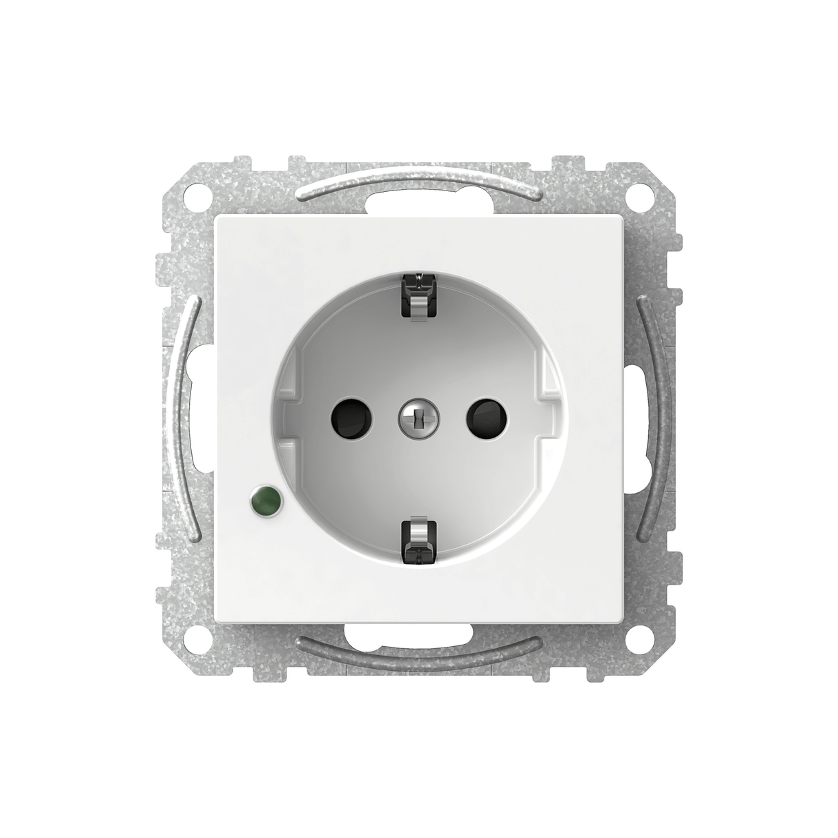 Pistorasia Schneider Electric Exxact 1 - osainen 16A IP21 UKJ LED Valkoinen - KarelianStore