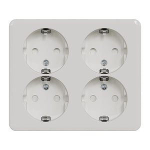 Pistorasia Schneider Electric Exxact 4 - osainen 16A IP21 PPj 2x Valkoinen - KarelianStore