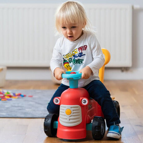 Potkuauto Maurice, ohjauspyörä, äänimerkki ja ergonominen kävelytuki FALK - KarelianStore