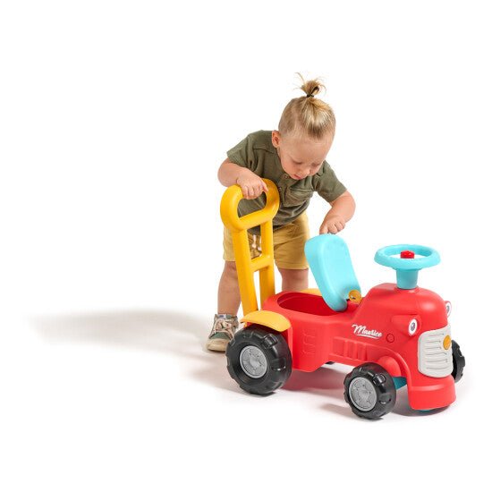 Potkuauto Maurice, ohjauspyörä, äänimerkki ja ergonominen kävelytuki FALK - KarelianStore