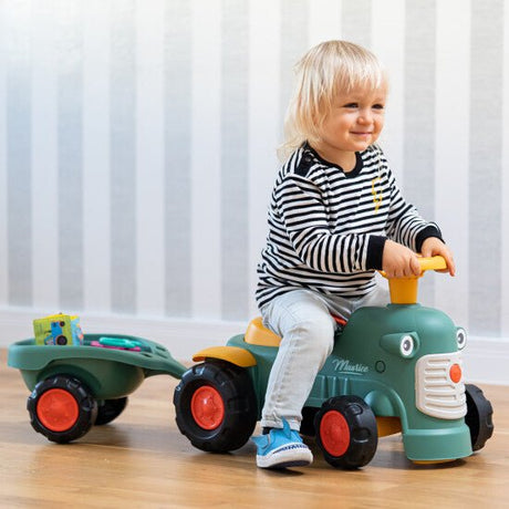 Potkuauto Maurice, ohjauspyörä, äänimerkki ja peräkärry FALK - KarelianStore