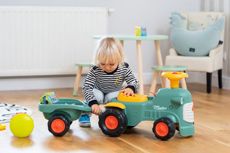 Potkuauto Maurice, ohjauspyörä, äänimerkki ja peräkärry FALK - KarelianStore
