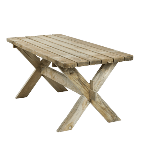 Pöytä, painekyllästettyä mäntyä 177x76 cm, HORTUS AUTHENTIC - KarelianStore