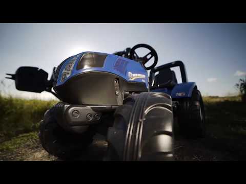 Kuormaajalla ja peräkärryllä FALK New Holland