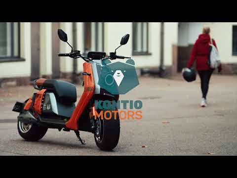 Kruiser Forte mopo 45km/h Oranssi Grafiitti 1,8 kWh akulla
