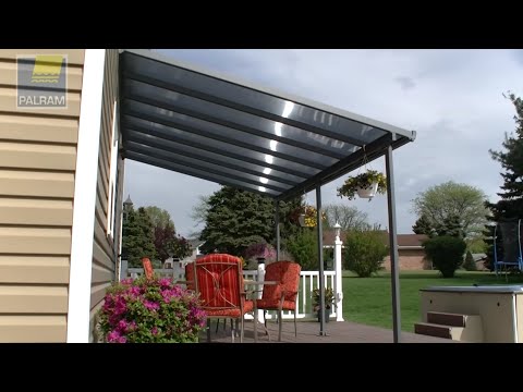 Terassikatos Feria 30,4 m2, antrasiitti Palram - Canopia