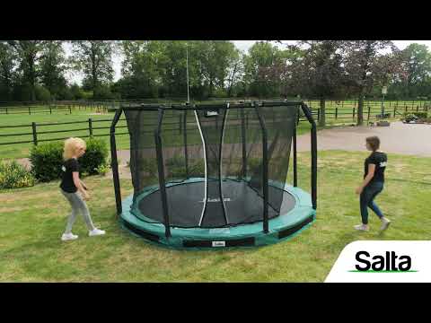 Trampoliini Premium Ground sis. turvaverkon Ø 305 cm Salta