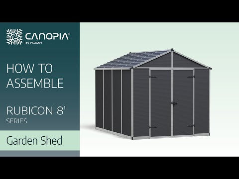 Vaja Rubicon 5.4 m2 harmaa Palram - Canopia