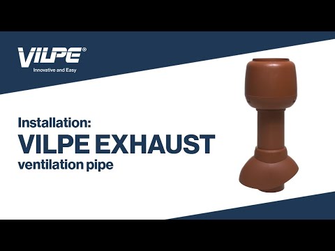 Tuuletusputki VILPE 110 Harmaa