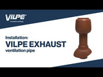 Tuuletusputki VILPE 110 Harmaa