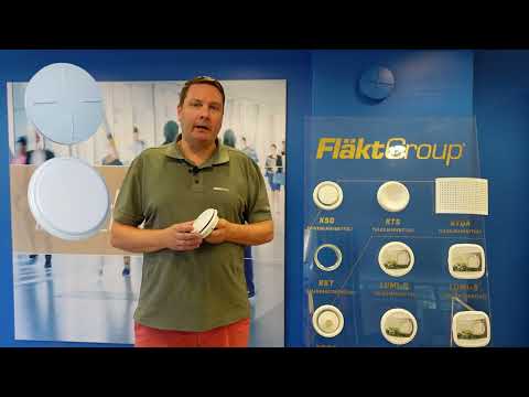 Tuloilmahajotin Fläktgroup STQA-125-C