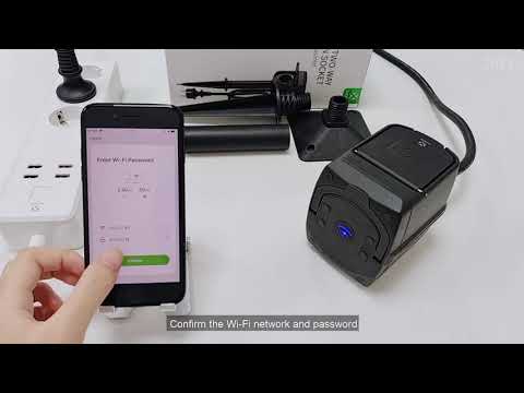Älypistorasia WIFI 2OS IP44 230VAC 16A 3680W