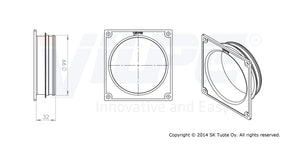 Putkiyhde VILPE Monitoimi - säleikkö 100 150x150 - KarelianStore