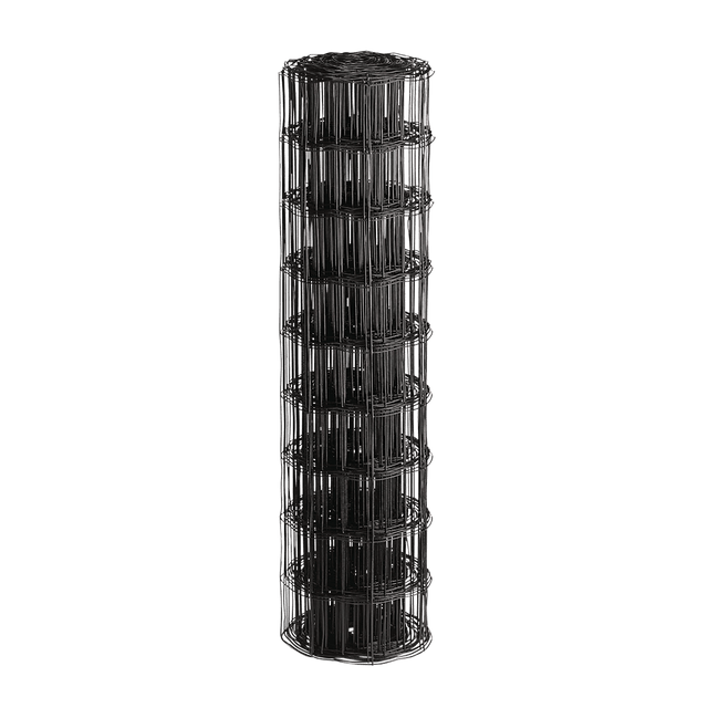 Puutarha - aita, 0% PVC, musta, 10 x 10 cm, 60 cm x 25 m - KarelianStore