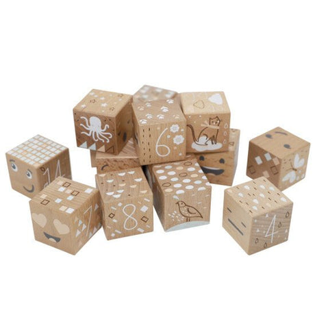 Pyökkiset puupalikat 16 kpl. NORDIC PLAY Nature - KarelianStore
