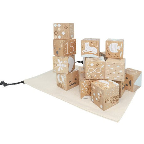 Pyökkiset puupalikat 16 kpl. NORDIC PLAY Nature - KarelianStore