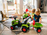 Ride - on traktori peräkärryllä, haravalla ja lapiolla baby Claas FALK - KarelianStore