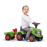 Ride - on traktori peräkärryllä, haravalla ja lapiolla baby Claas FALK - KarelianStore