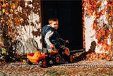 Ride - on traktori peräkärryllä, haravalla ja lapiolla baby Kubota FALK - KarelianStore