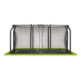 Royal Baseground - trampoliini, suorakulmainen 305 x 214 cm, mukana turvaverkko Salta - KarelianStore