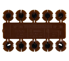 Ruuvitulppa Schneider Electric TP 8x40 100 kpl Ruskea - KarelianStore