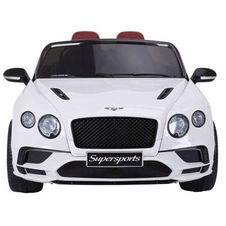 Sähköauto Bentley 2 hengelle, 2x6V, valkoinen, EVA renkailla, NORDIC PLAY - KarelianStore